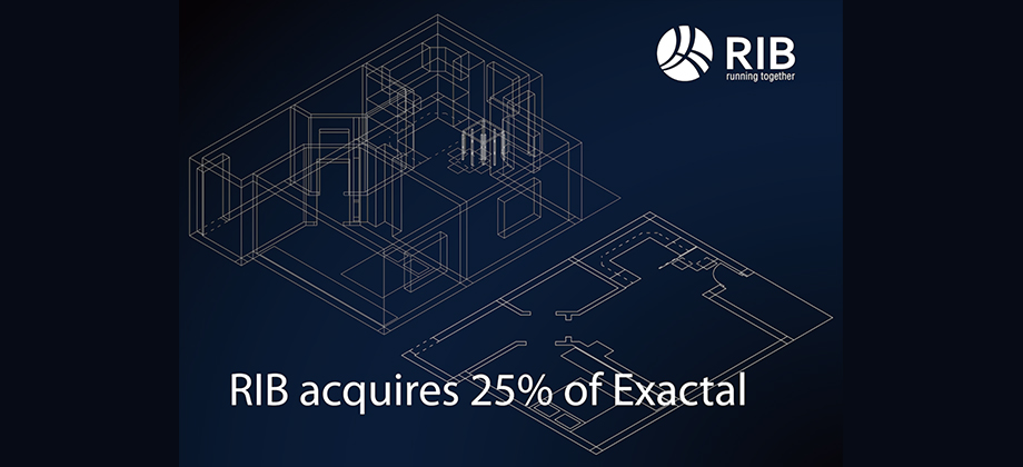 Enhancing the integration of 2D CAD files in iTWO 5D – RIB acquires 25% of Exactal