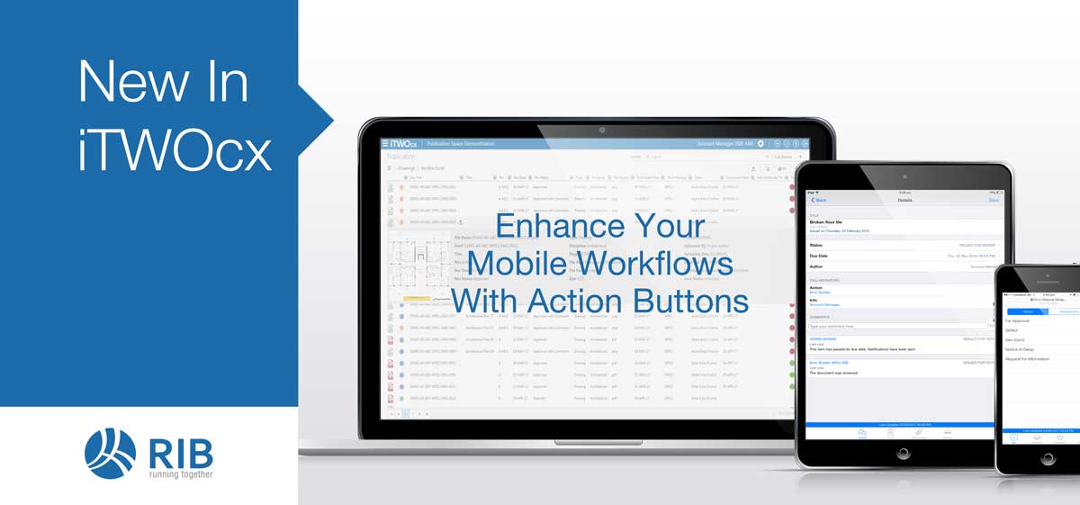 New in iTWO cx - Enhance Your Mobile Workflows